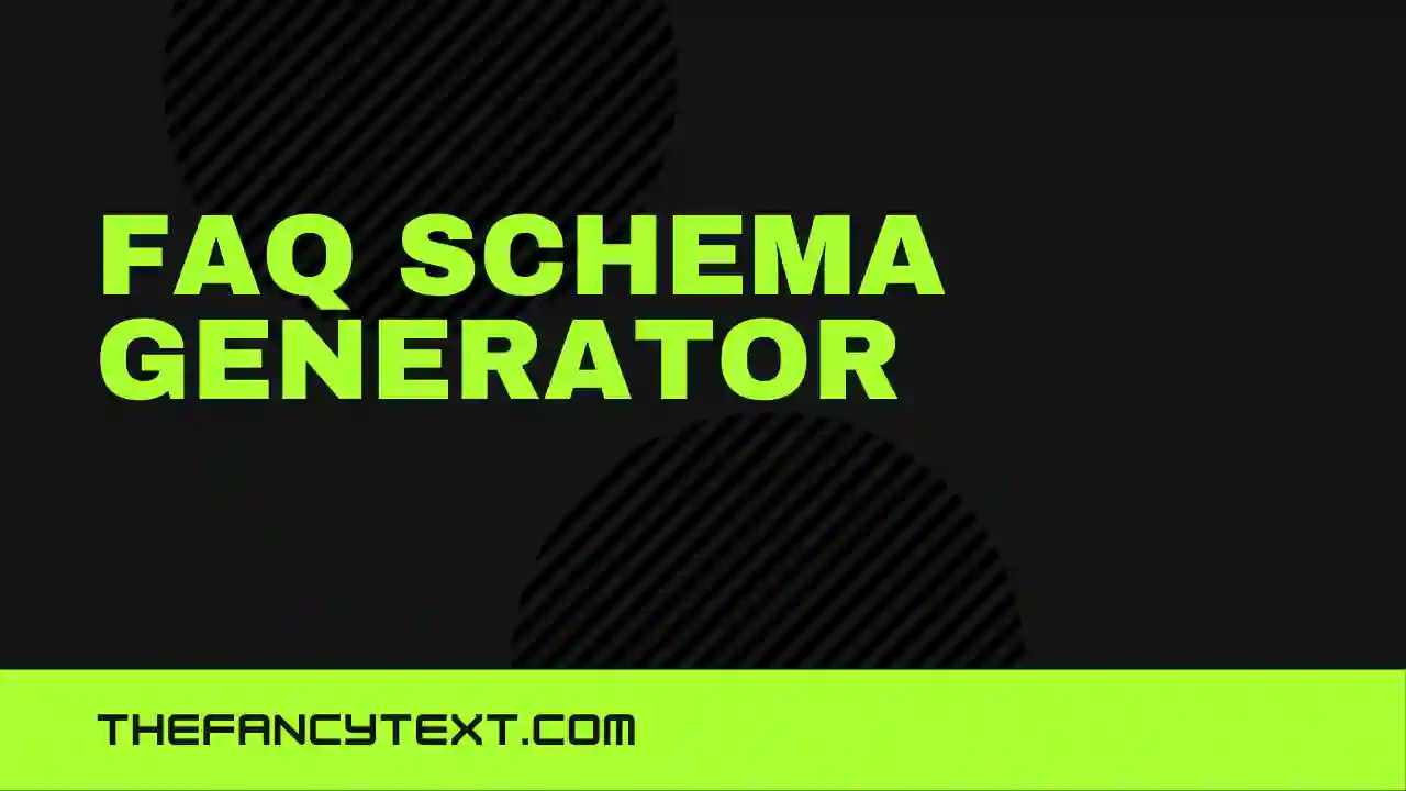 faq schema generator
