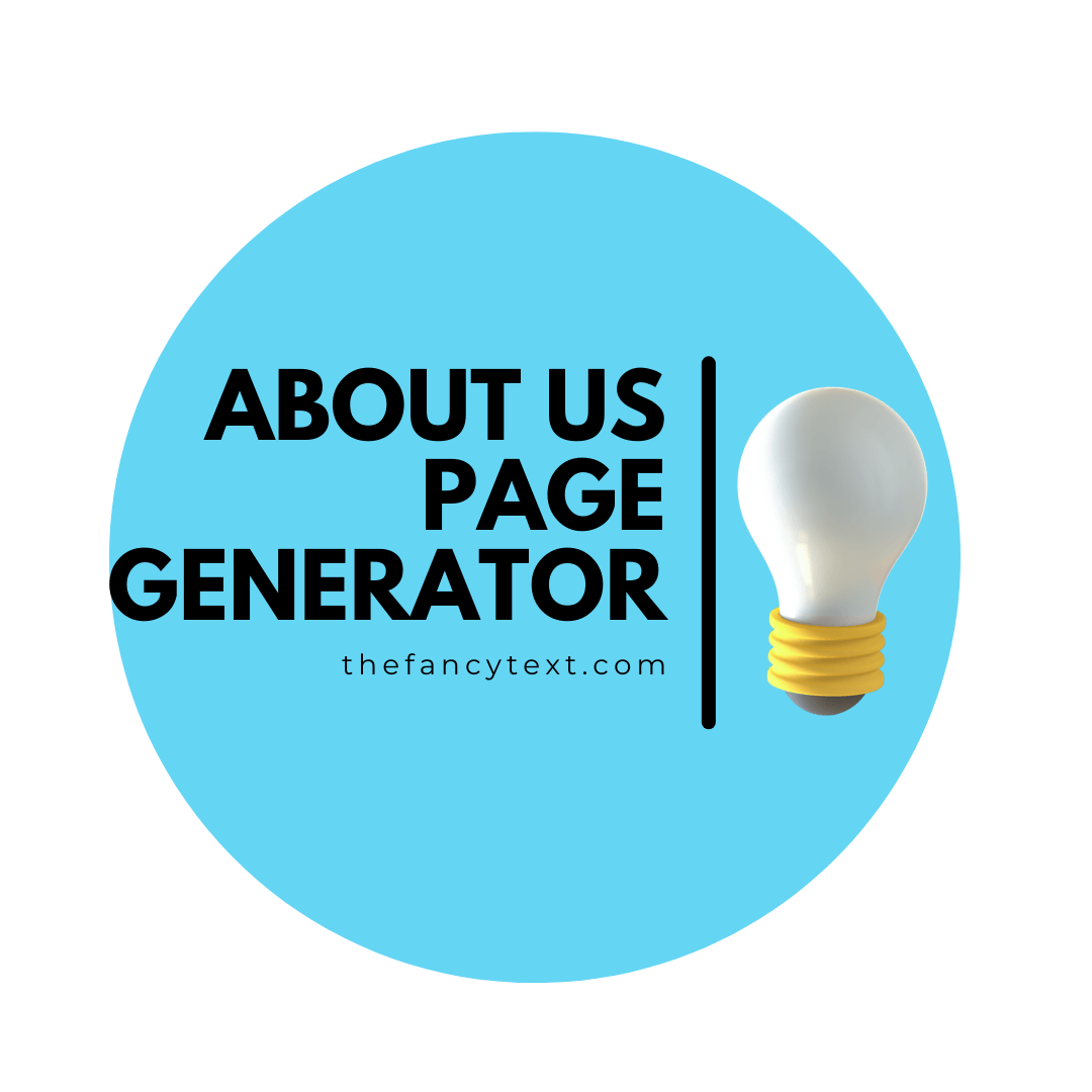 About us Page Generator